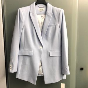 Calvin Klein Suit Jacket - Light Blue